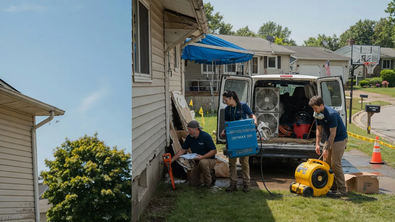Ceiling Leak Cleanup in Bluford, IL near me