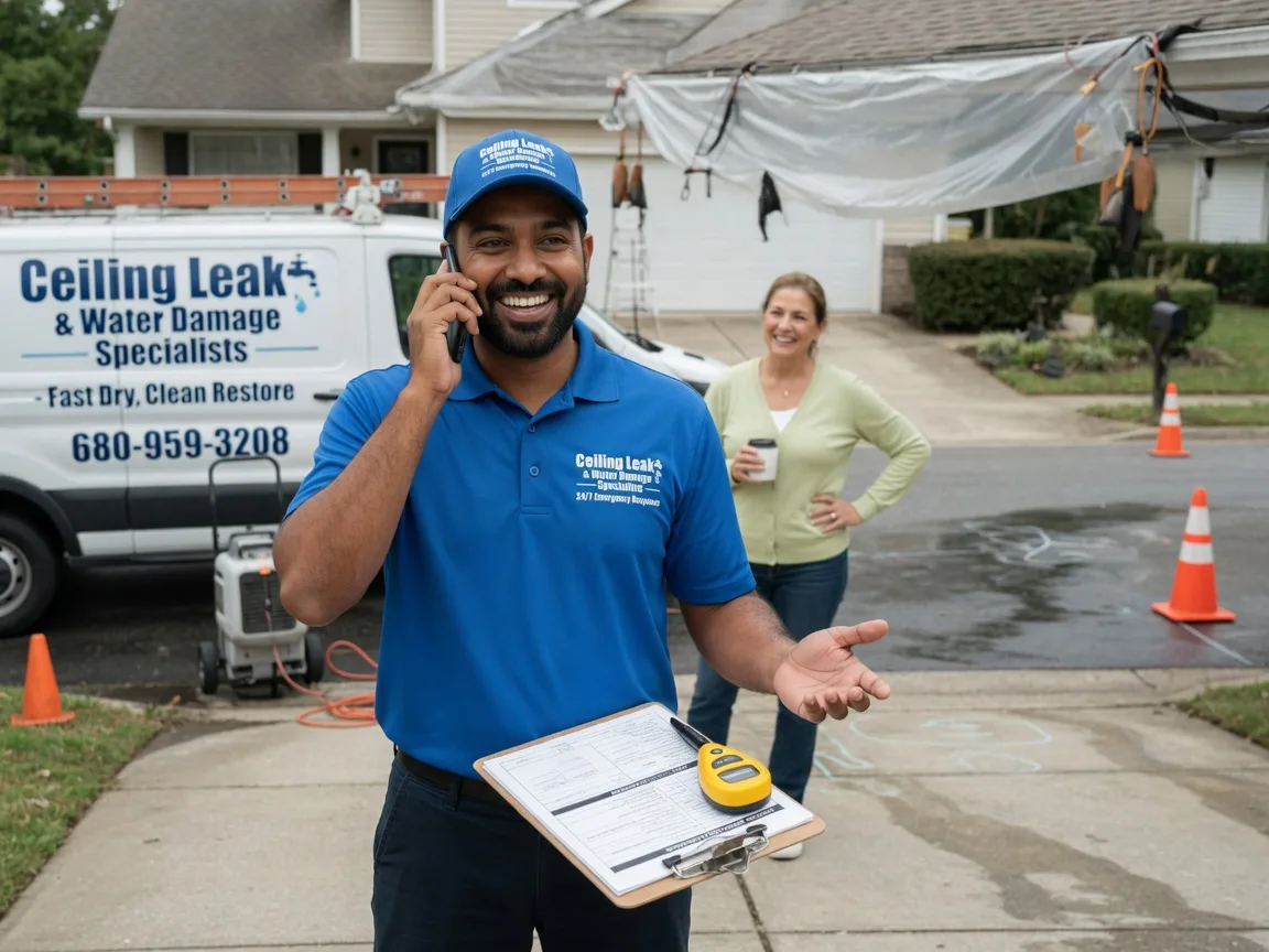 Ceiling Leak Cleanup Bluford, IL FAQs