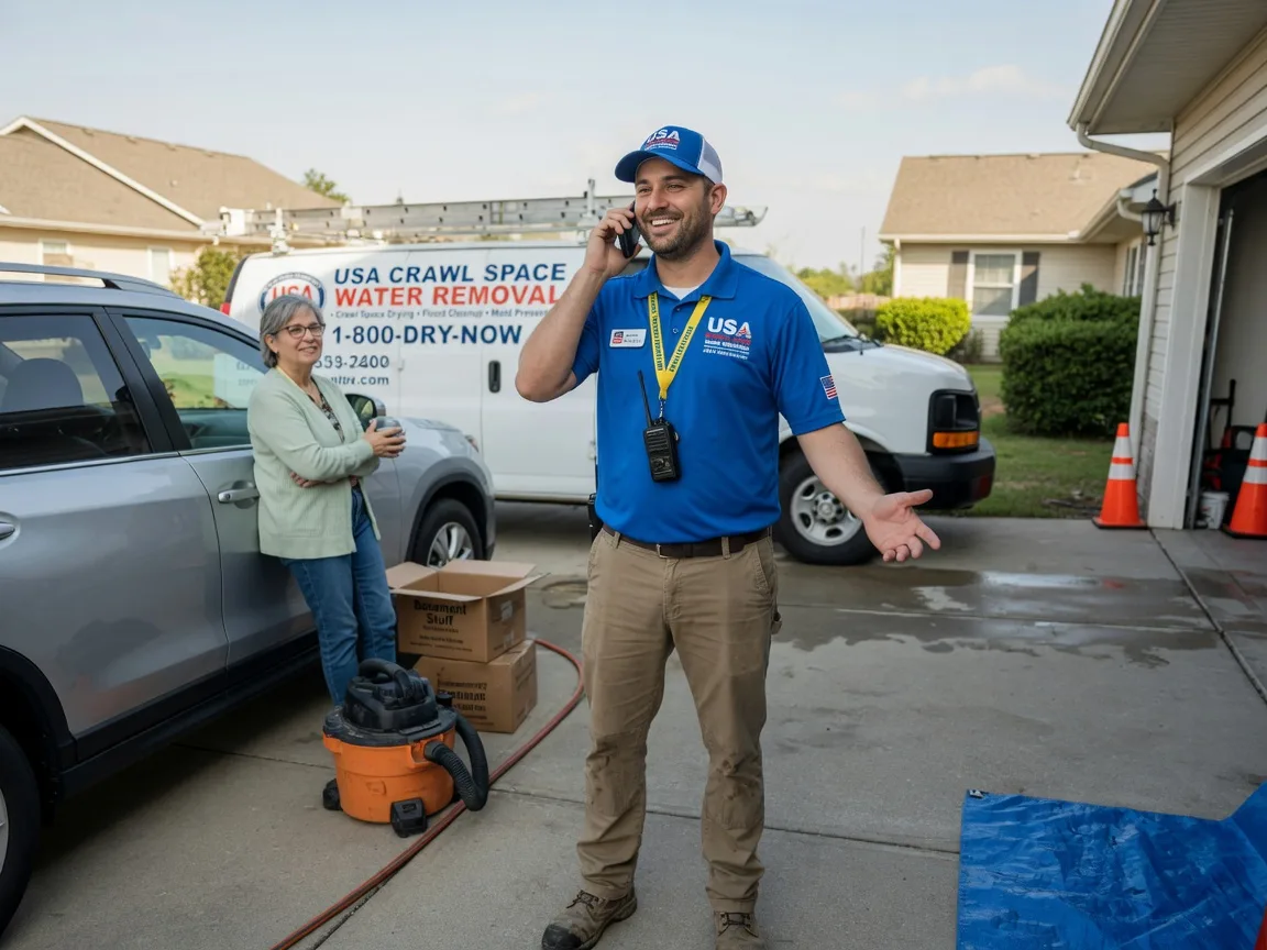 Crawl Space Water Removal Bluford, IL FAQs